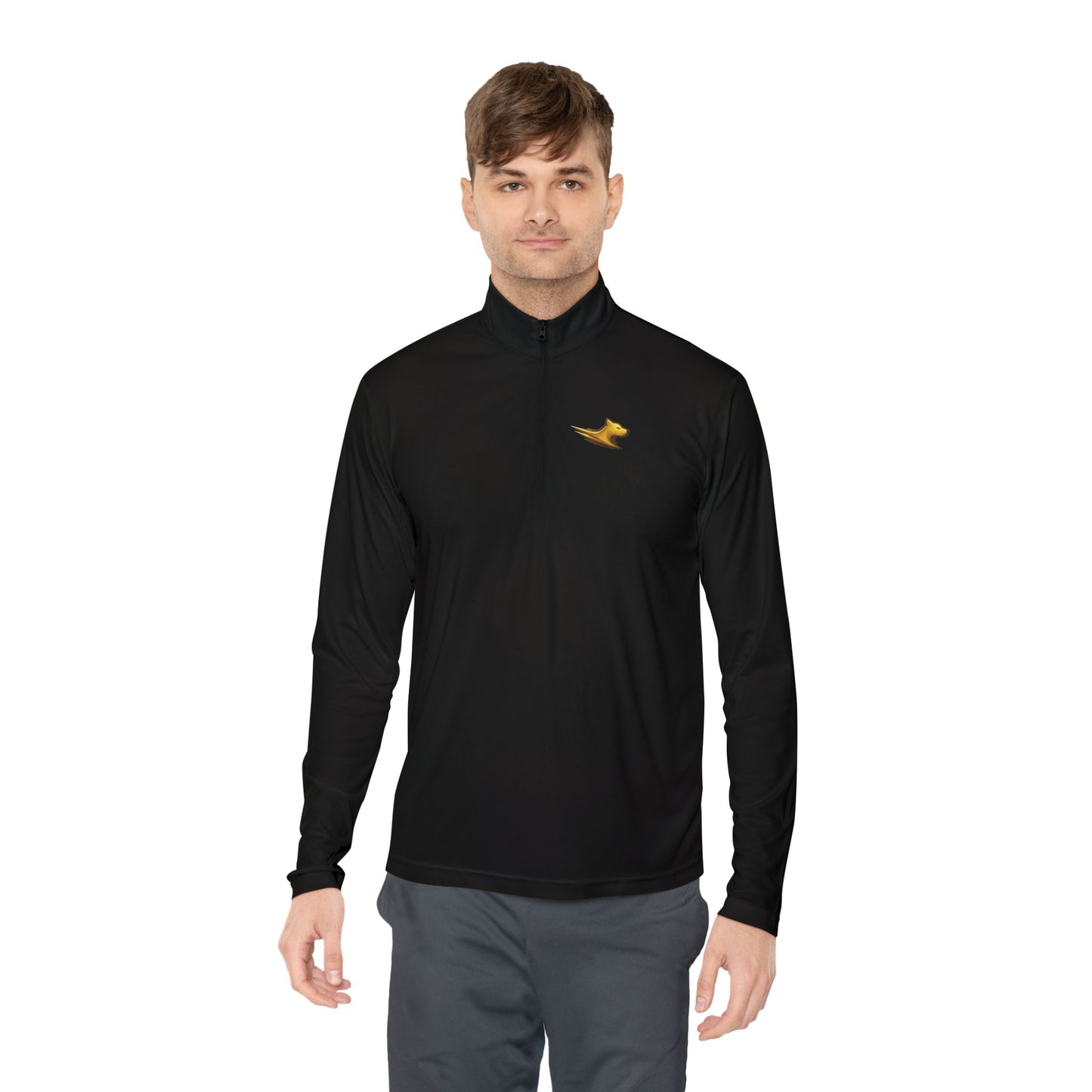 Empowering Unisex Quarter-Zip Pullover with Motivational Design - Perfect for Outdoors, Gifts, Fitness & Everyday Wear