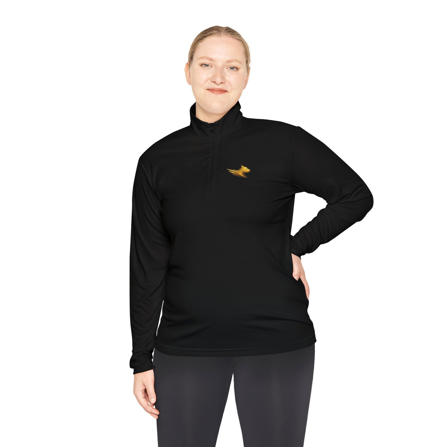 Empowering Unisex Quarter-Zip Pullover with Motivational Design - Perfect for Outdoors, Gifts, Fitness & Everyday Wear