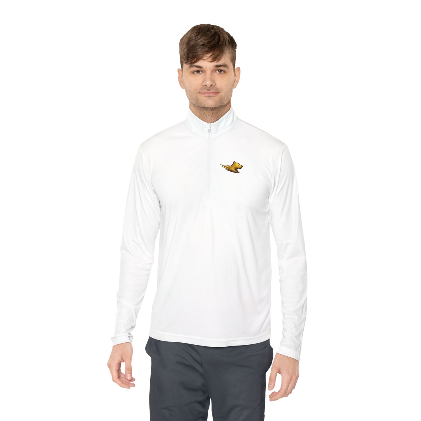 Empowering Unisex Quarter-Zip Pullover with Motivational Design - Perfect for Outdoors, Gifts, Fitness & Everyday Wear