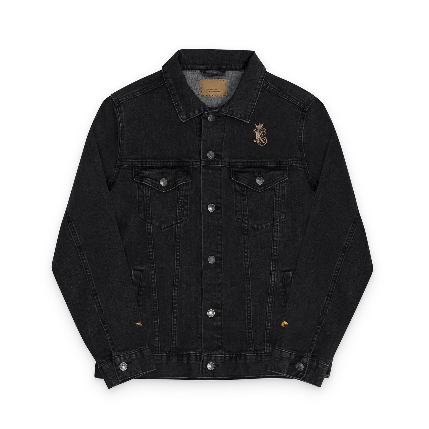 Embroidered Unisex Denim Jacket - Feel Empowered, Casual Fashion, Gifts for Her, Spring Style, Statement Outerwear