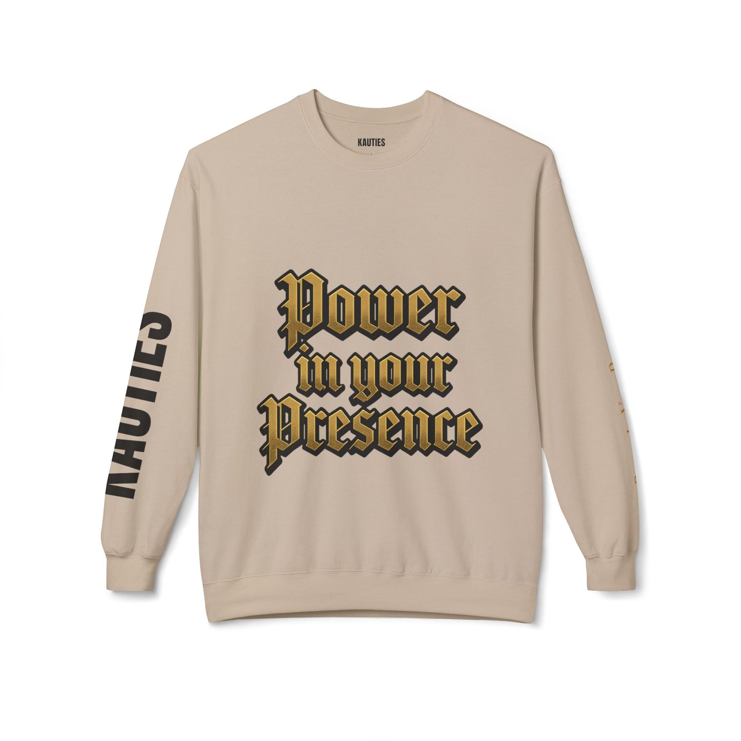 Bold Power Crewneck Sweatshirt, Motivational Apparel, Unisex Fleece Sweatshirt, Gift for Men and Women, Ideal for Everyday Wear