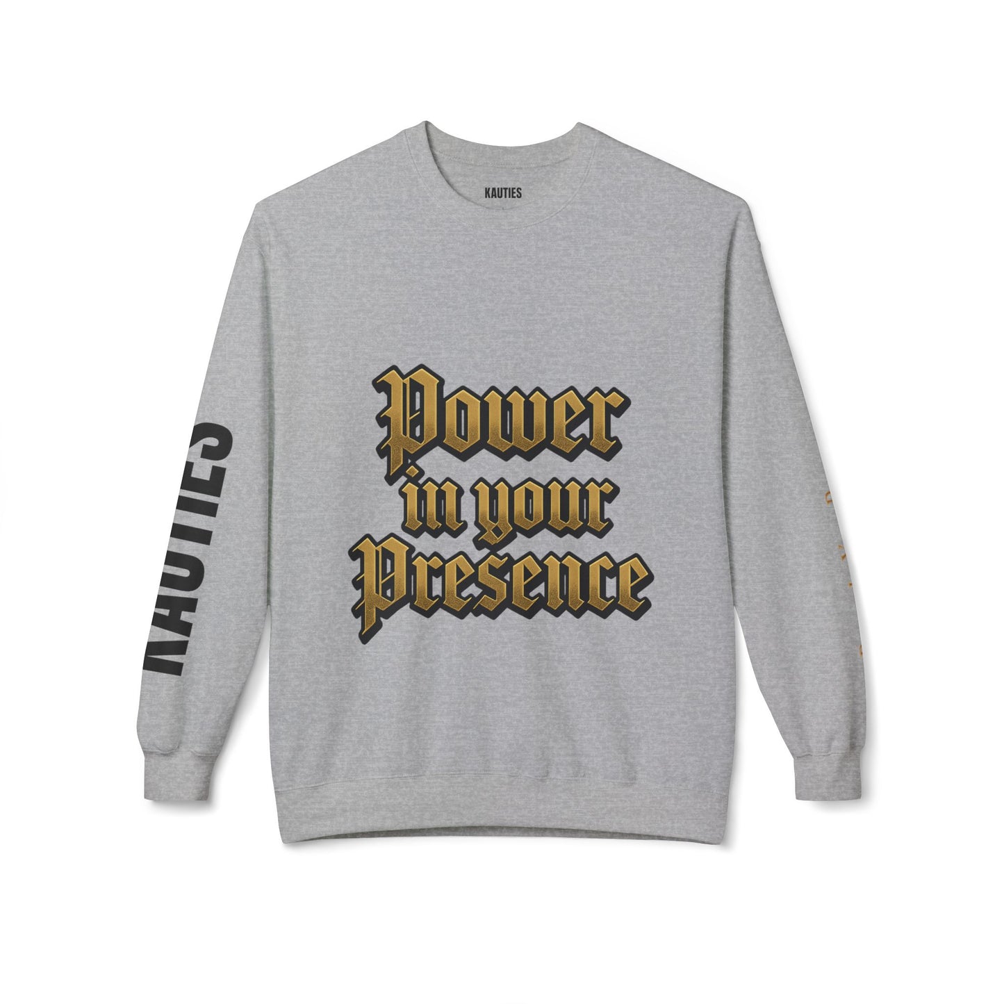 Bold Power Crewneck Sweatshirt, Motivational Apparel, Unisex Fleece Sweatshirt, Gift for Men and Women, Ideal for Everyday Wear