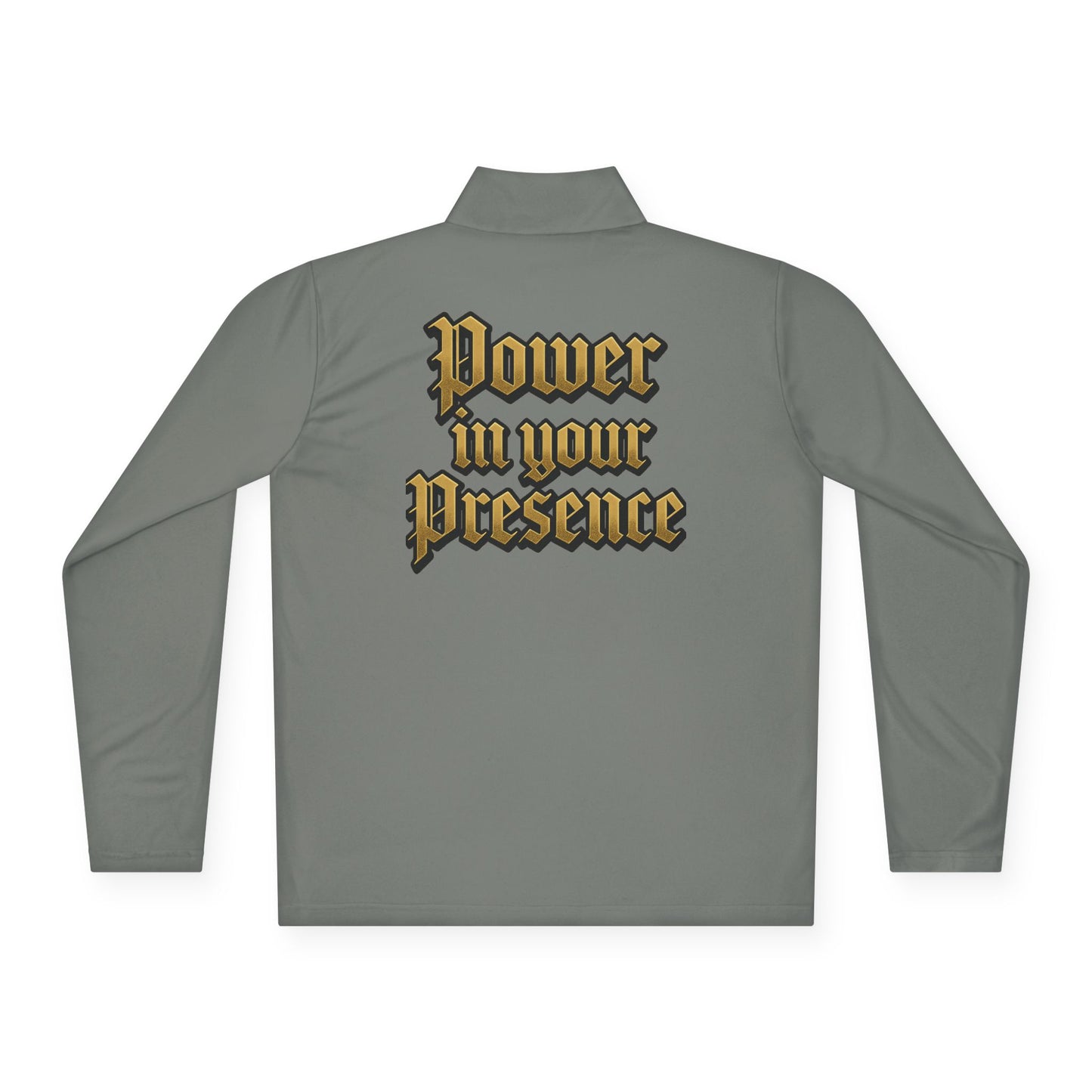 Empowering Unisex Quarter-Zip Pullover with Motivational Design - Perfect for Outdoors, Gifts, Fitness & Everyday Wear