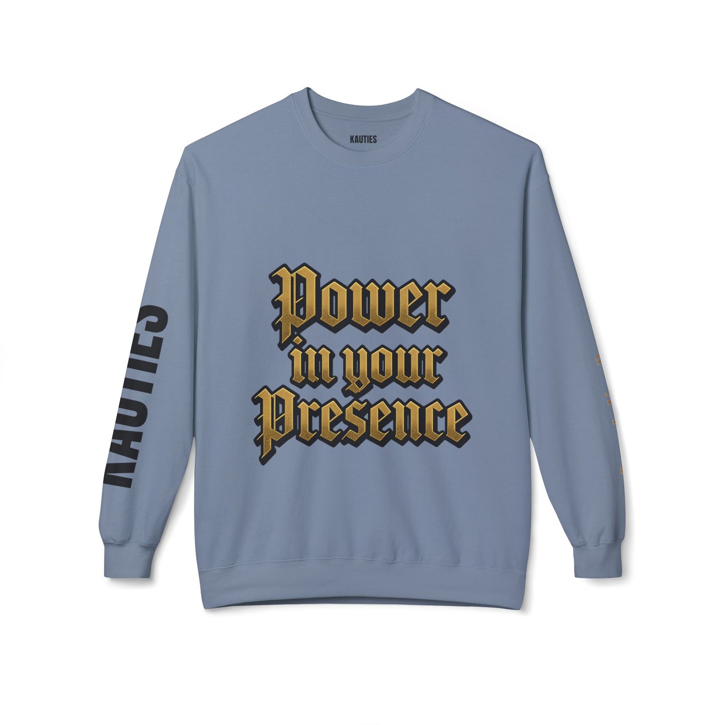 Bold Power Crewneck Sweatshirt, Motivational Apparel, Unisex Fleece Sweatshirt, Gift for Men and Women, Ideal for Everyday Wear