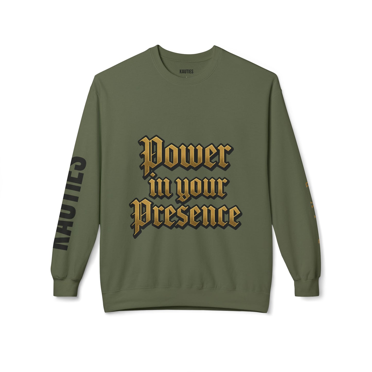 Bold Power Crewneck Sweatshirt, Motivational Apparel, Unisex Fleece Sweatshirt, Gift for Men and Women, Ideal for Everyday Wear