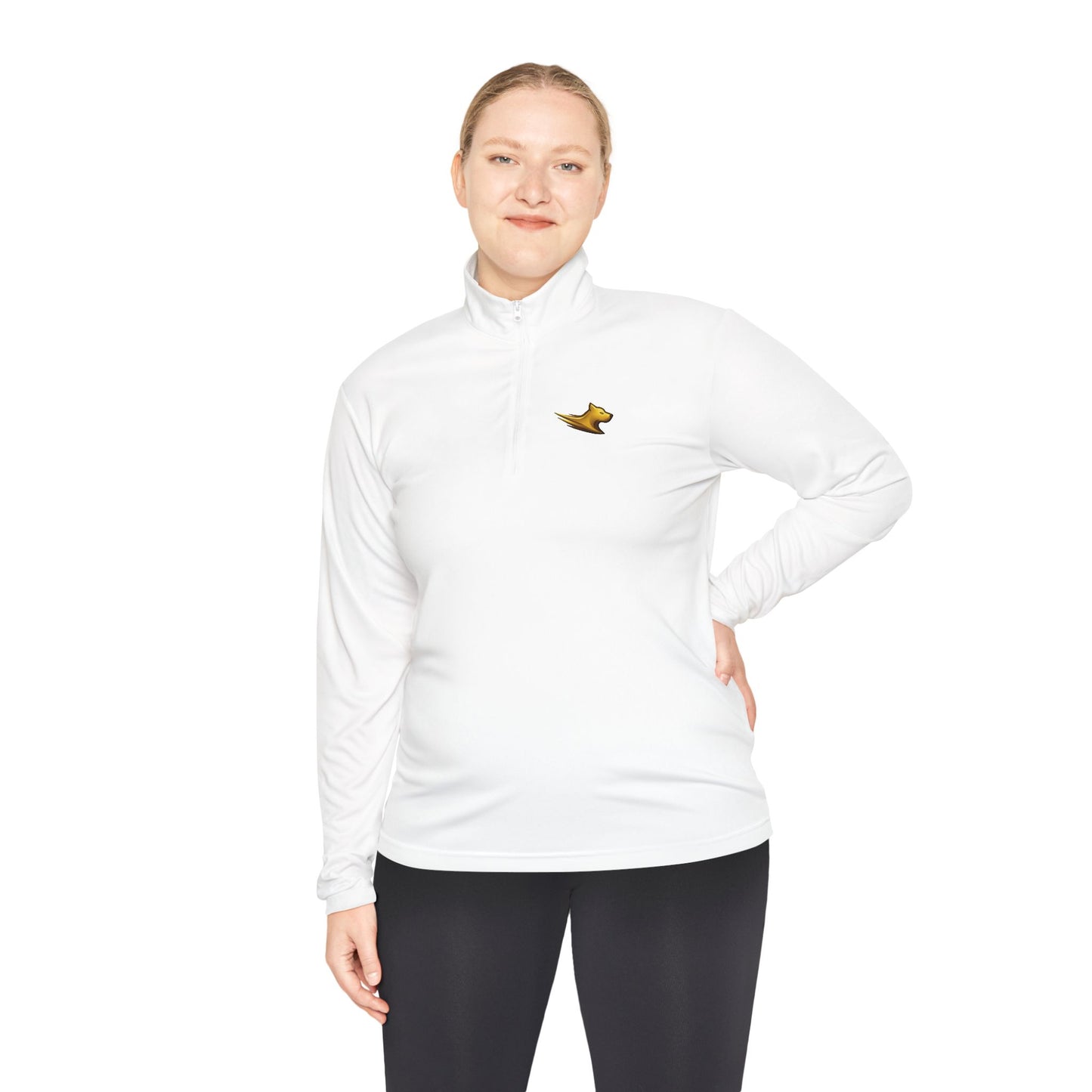 Empowering Unisex Quarter-Zip Pullover with Motivational Design - Perfect for Outdoors, Gifts, Fitness & Everyday Wear