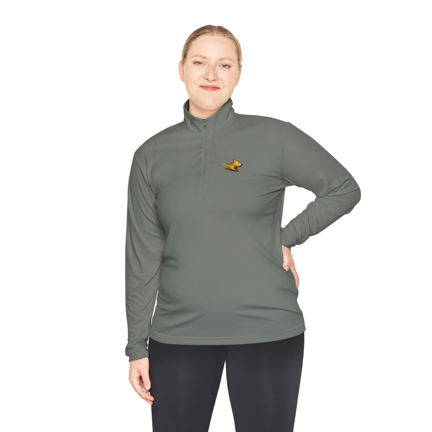 Empowering Unisex Quarter-Zip Pullover with Motivational Design - Perfect for Outdoors, Gifts, Fitness & Everyday Wear