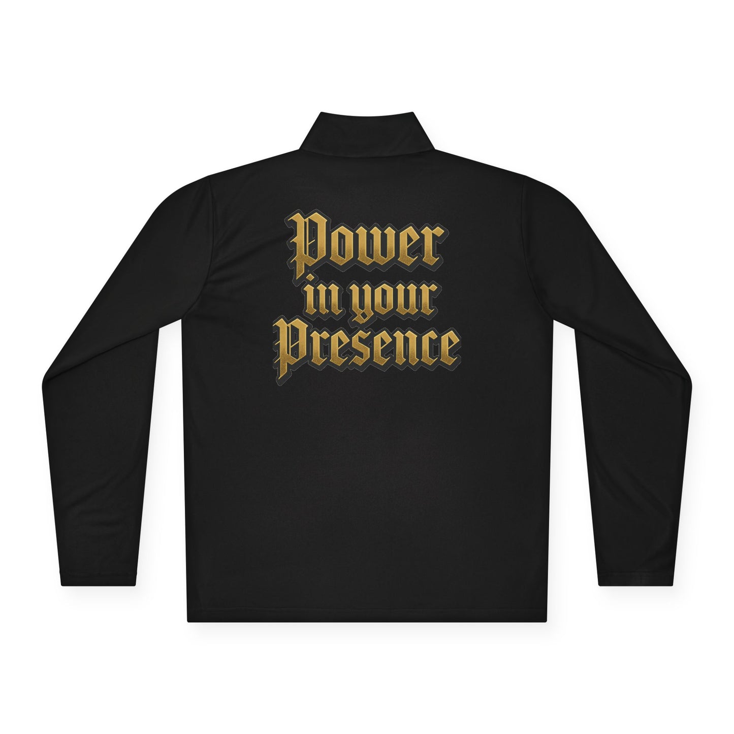 Empowering Unisex Quarter-Zip Pullover with Motivational Design - Perfect for Outdoors, Gifts, Fitness & Everyday Wear