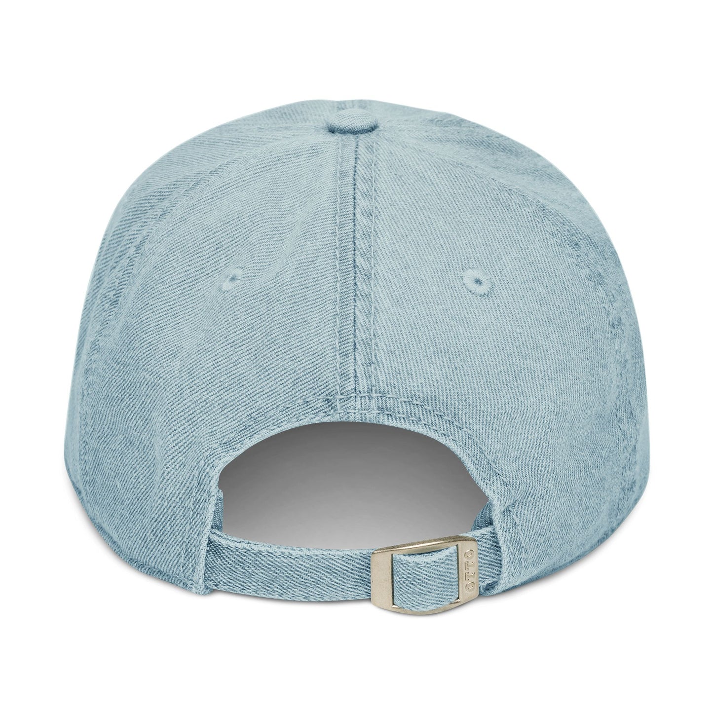 Embroidered Denim Hat, Stylish Cap for Dog Lovers, Adjustable Baseball Hat, Gift for Pet Owners, Outdoor Fashion Accessory