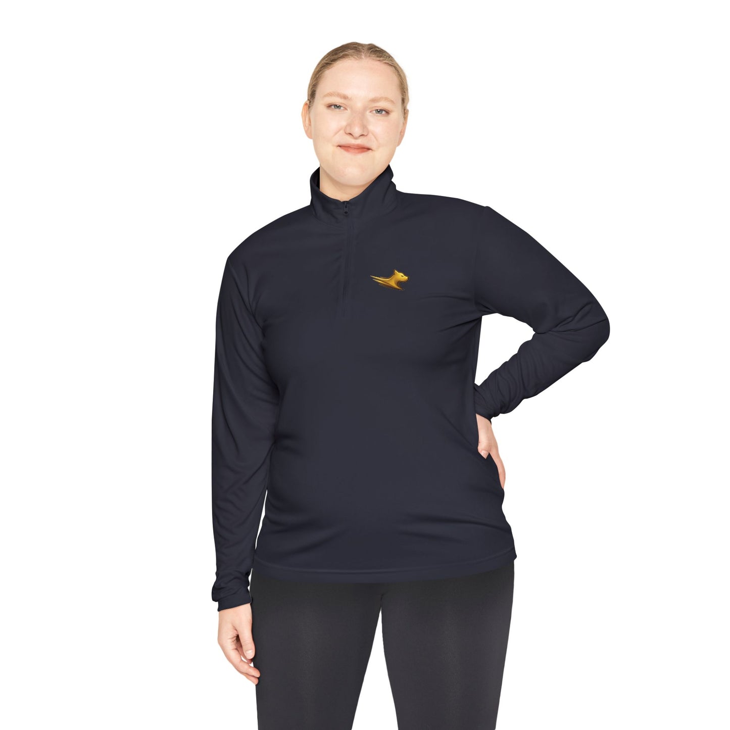 Empowering Unisex Quarter-Zip Pullover with Motivational Design - Perfect for Outdoors, Gifts, Fitness & Everyday Wear