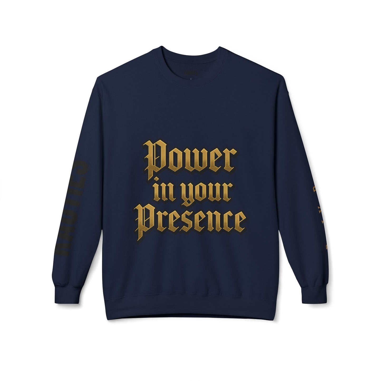 Bold Power Crewneck Sweatshirt, Motivational Apparel, Unisex Fleece Sweatshirt, Gift for Men and Women, Ideal for Everyday Wear