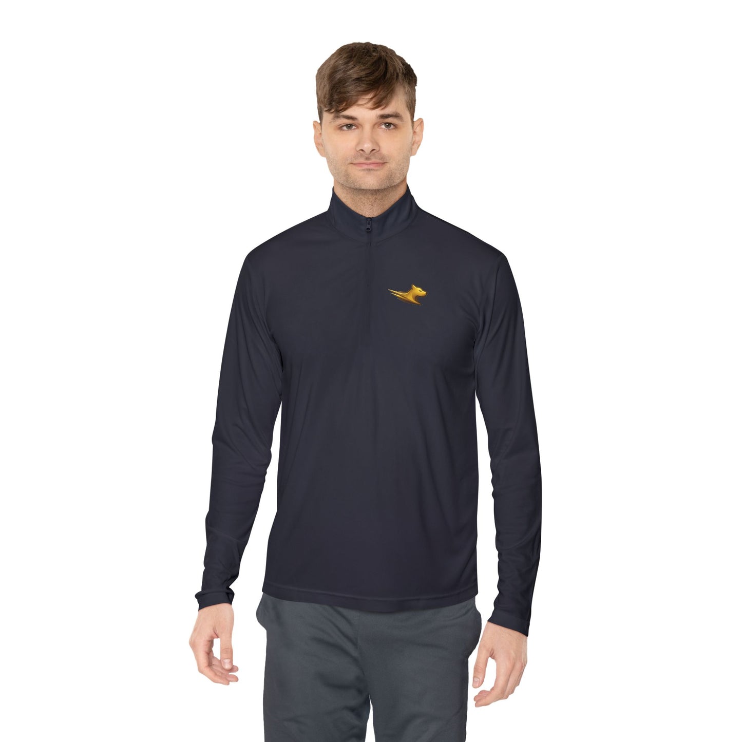 Empowering Unisex Quarter-Zip Pullover with Motivational Design - Perfect for Outdoors, Gifts, Fitness & Everyday Wear