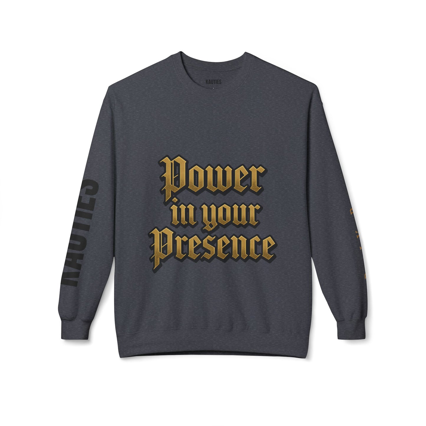 Bold Power Crewneck Sweatshirt, Motivational Apparel, Unisex Fleece Sweatshirt, Gift for Men and Women, Ideal for Everyday Wear
