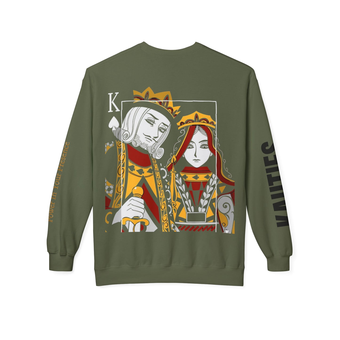 Bold Power Crewneck Sweatshirt, Motivational Apparel, Unisex Fleece Sweatshirt, Gift for Men and Women, Ideal for Everyday Wear
