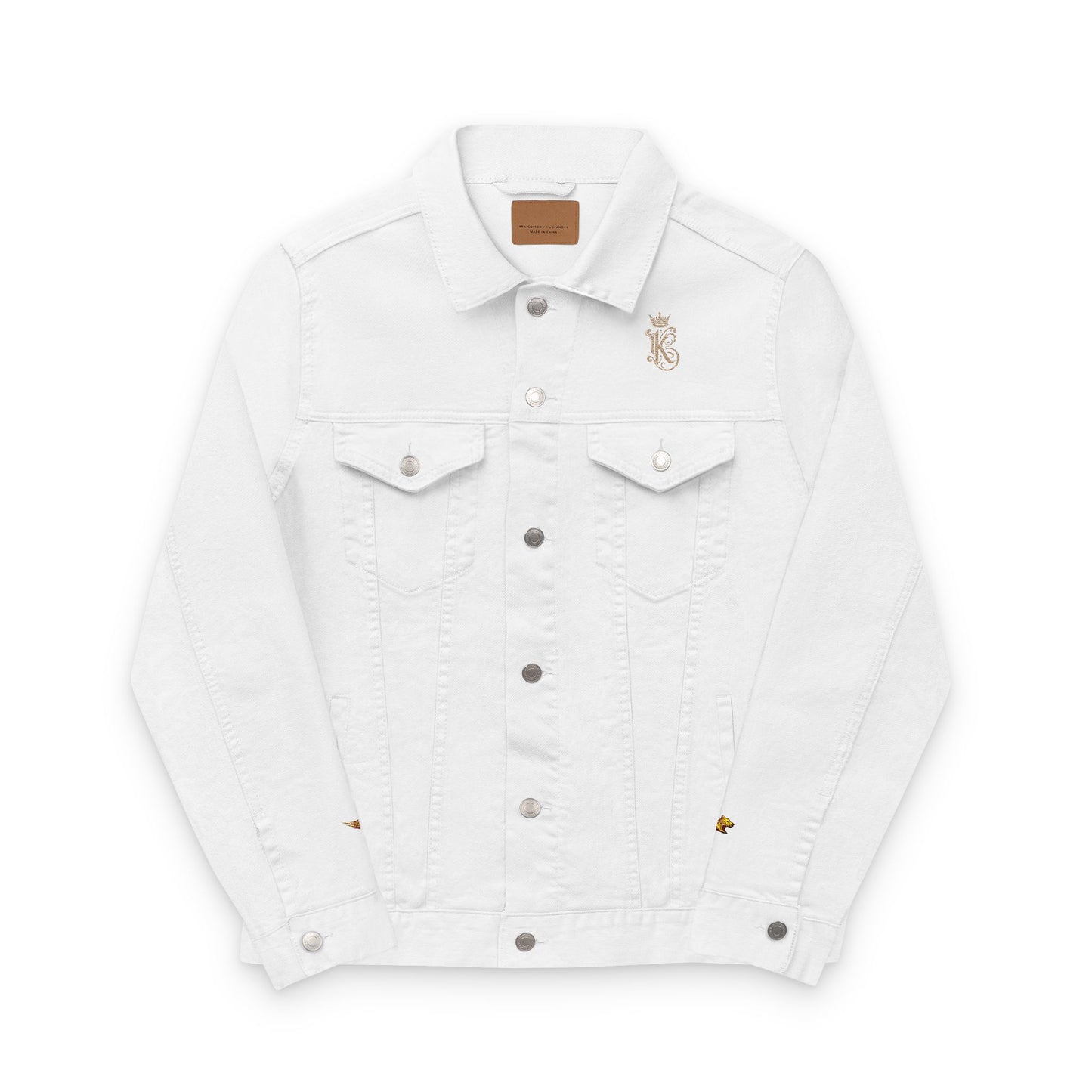 Embroidered Unisex Denim Jacket - Feel Empowered, Casual Fashion, Gifts for Her, Spring Style, Statement Outerwear
