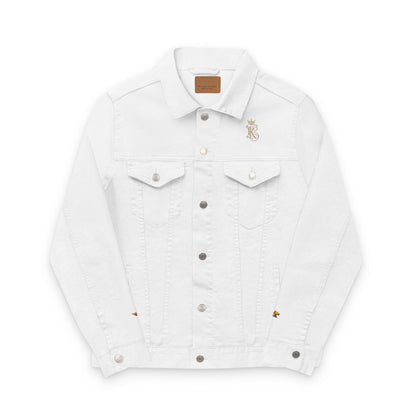 Embroidered Unisex Denim Jacket - Feel Empowered, Casual Fashion, Gifts for Her, Spring Style, Statement Outerwear