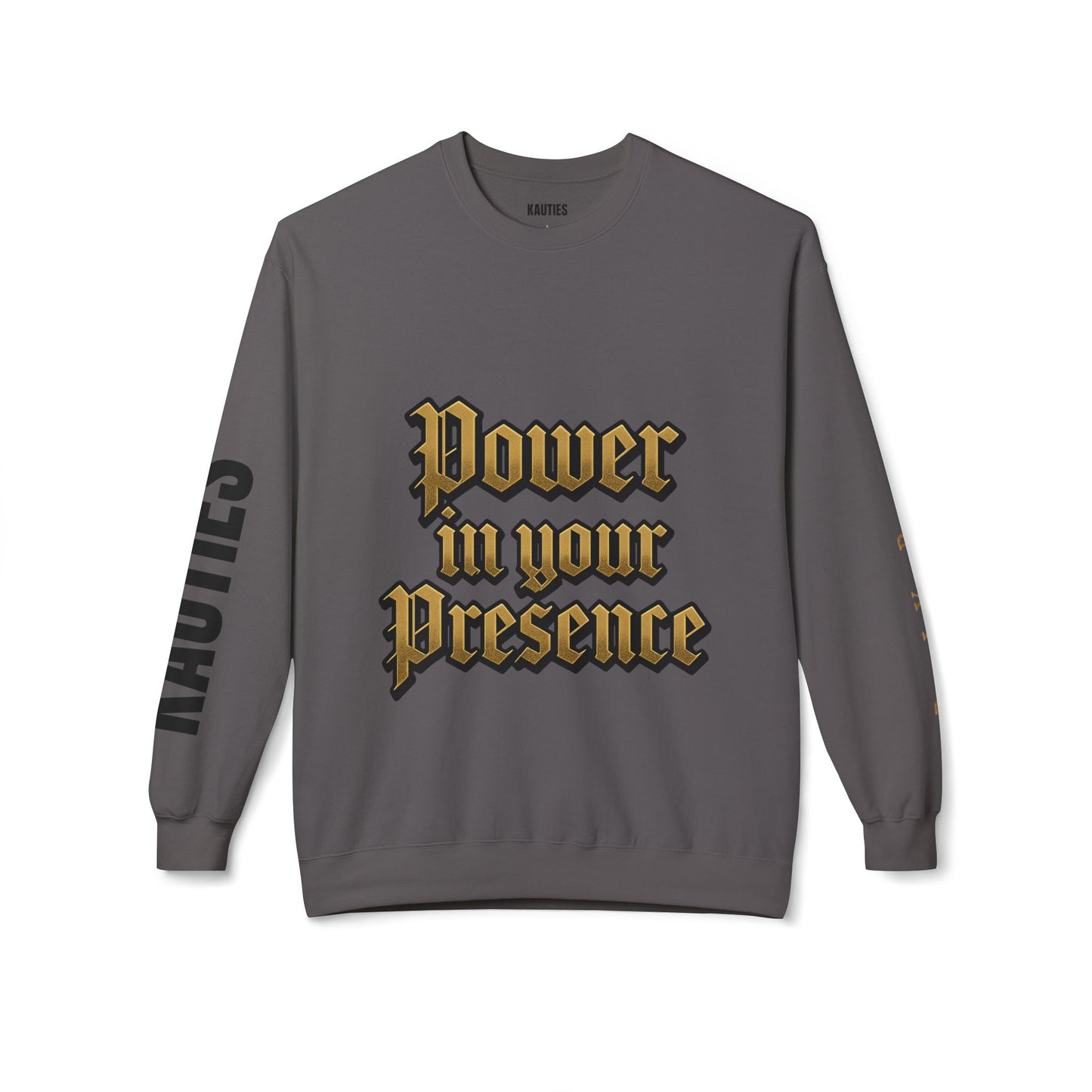 Bold Power Crewneck Sweatshirt, Motivational Apparel, Unisex Fleece Sweatshirt, Gift for Men and Women, Ideal for Everyday Wear