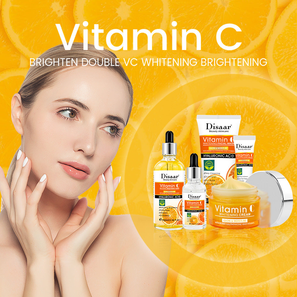 Vitamin C Skin Care Product Set Hydrating, Moisturizing And Brightening