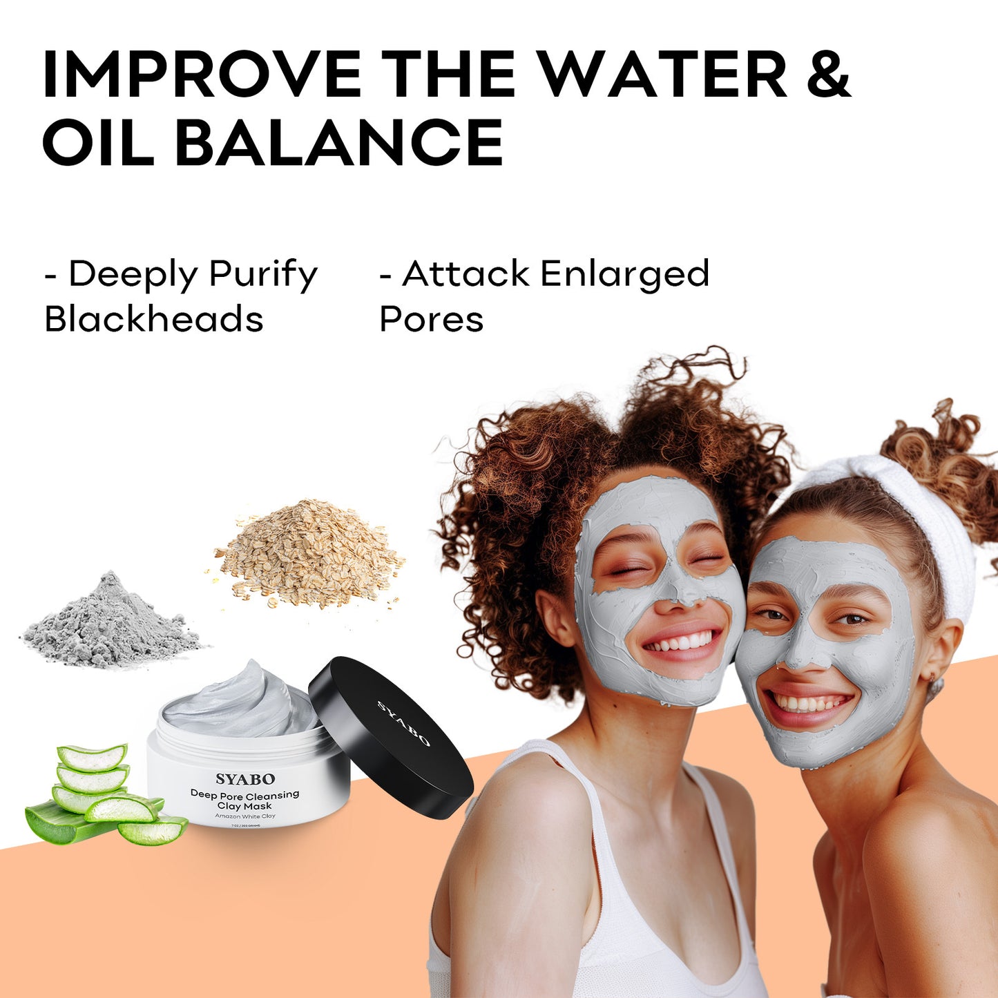 Amazon White Mud Cleaning Facial Mask